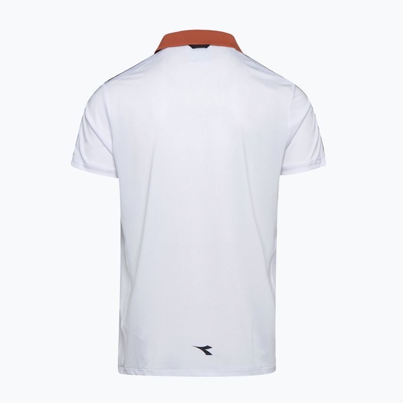 Herren Diadora Challenge Tennis Poloshirt weiß 102.176853 2