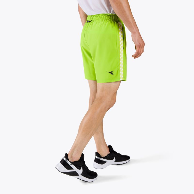 Herren-Tennisshorts Diadora Bermuda Micro grün 102.176843 3