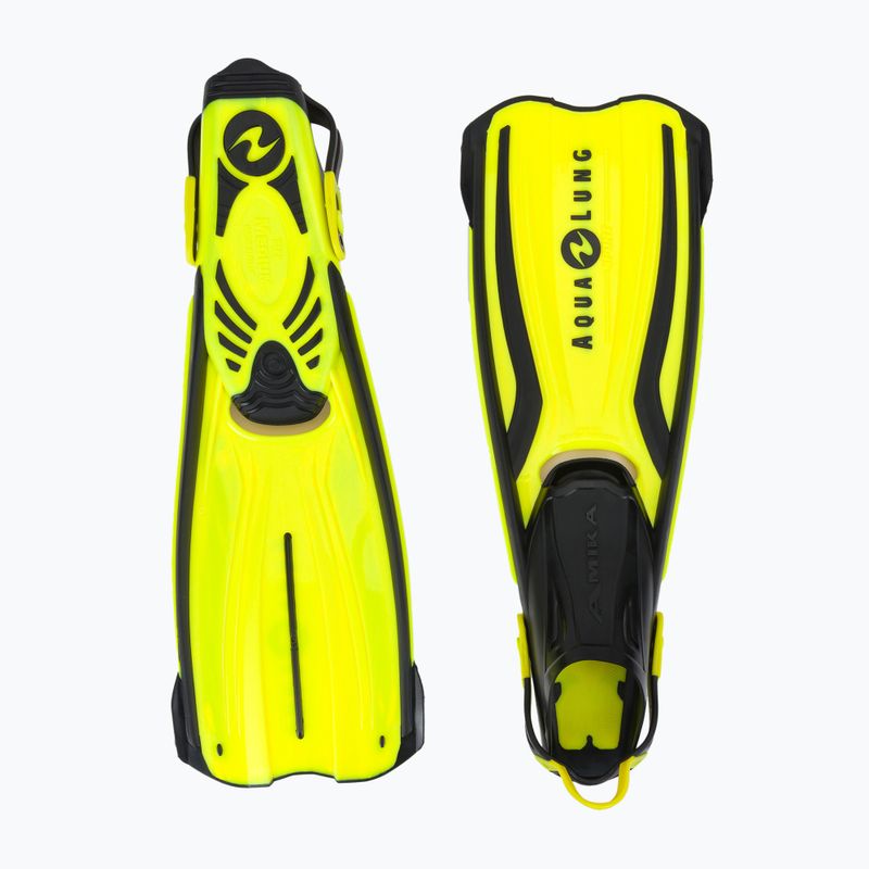 Aqualung Amika gelbe Tauchflossen FA271123 2