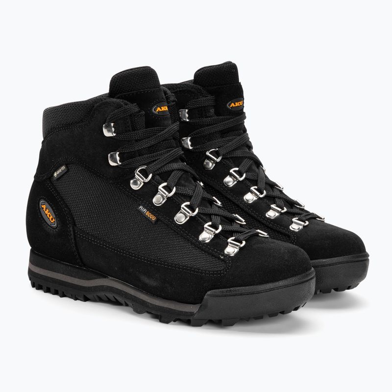 Damen-Trekkingstiefel AKU Ultralight Micro GTX schwarz/schwarz 4