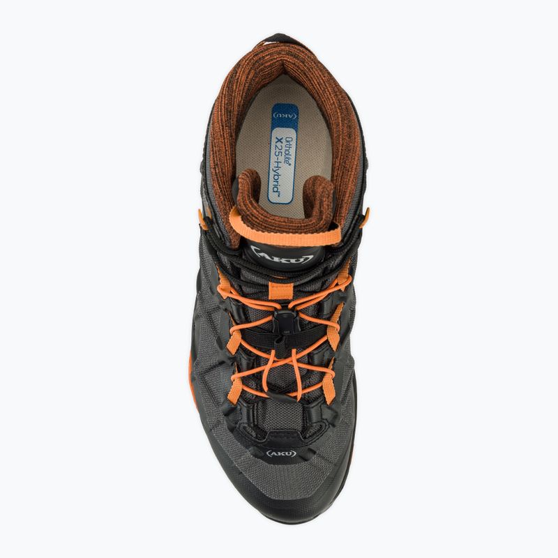 Wanderschuhe Herren AKU Rocket Mid DFS GTX black/orange 5