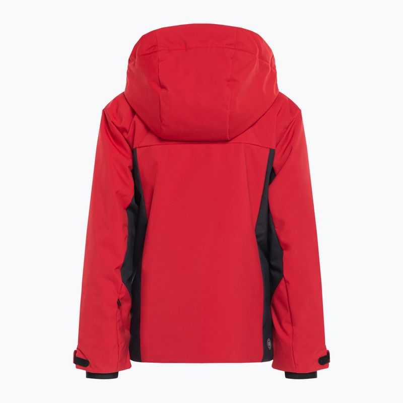 Skijacke Kinder Colmar dunkelrot-schwarz 319B 2