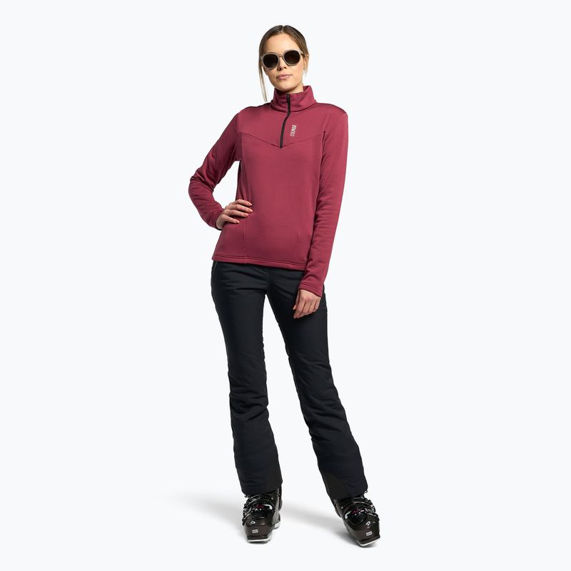 Colmar Damen Fleece-Sweatshirt kastanienbraun 9334-5WU 2