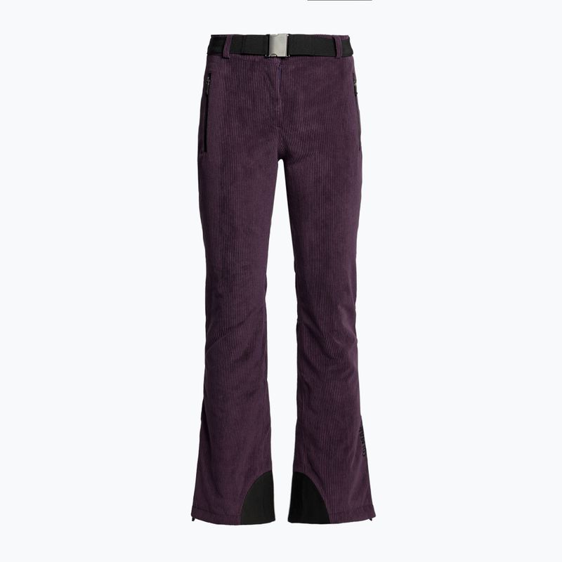 Damen Skihose Colmar Corduroy brombeer