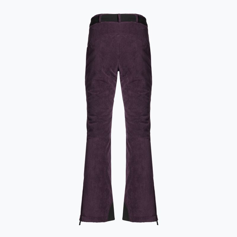 Damen Skihose Colmar Corduroy brombeer 2