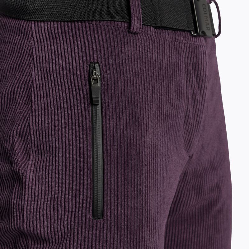 Damen Skihose Colmar Corduroy brombeer 4