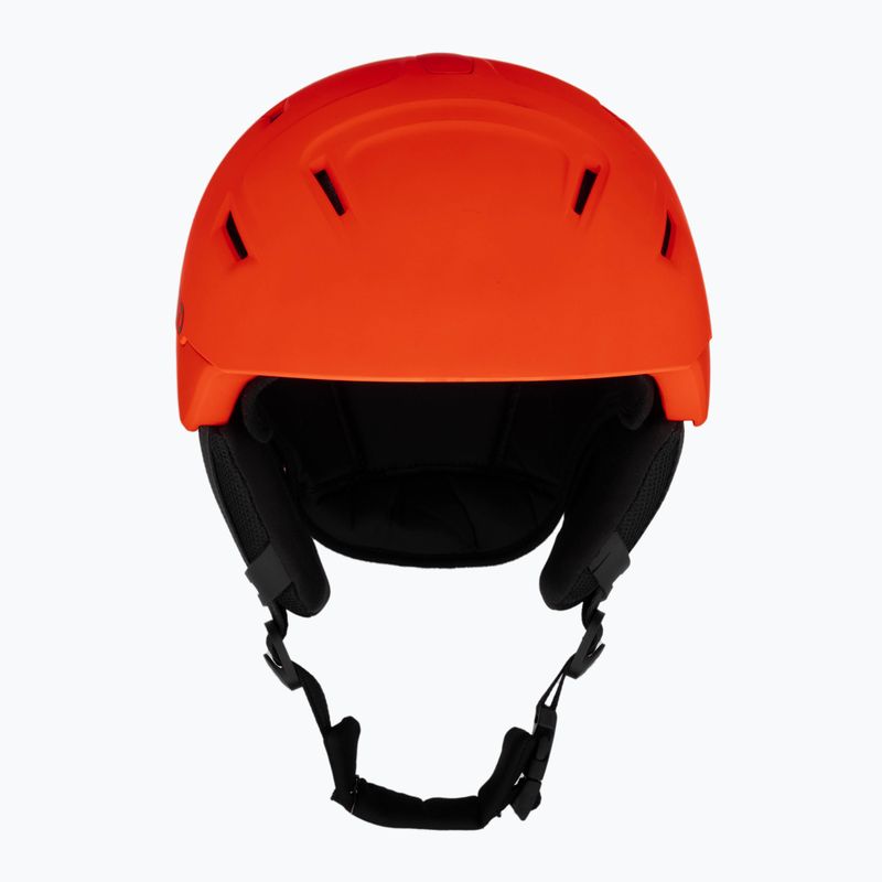 Briko Storm X matt orange/schwarzer Skihelm 2