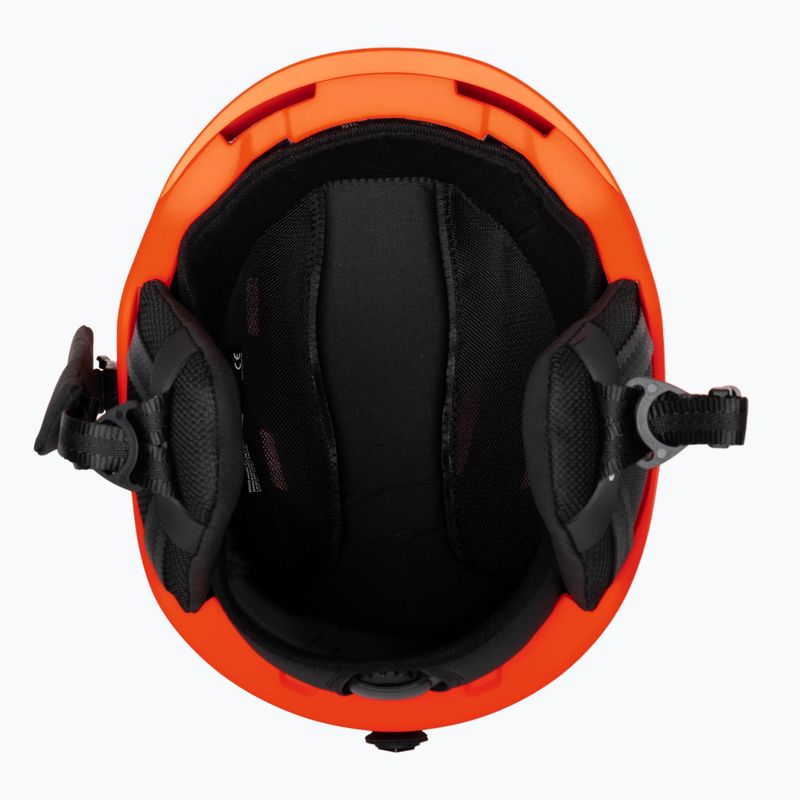 Briko Storm X matt orange/schwarzer Skihelm 6