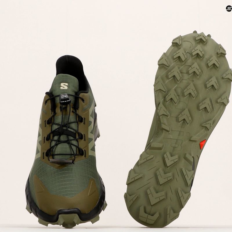 Herren Laufschuhe Salomon Supercross 4 grün L47205100 16