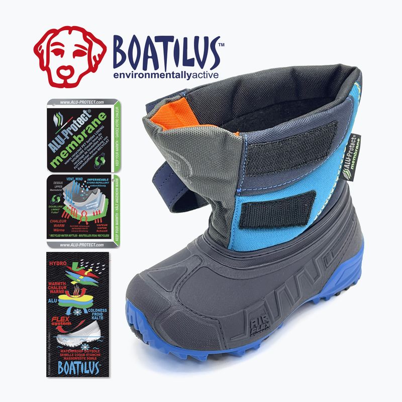 Kinder-Winterstiefel Boatilus Hybrid Sport 2 Velcro cobalt 8