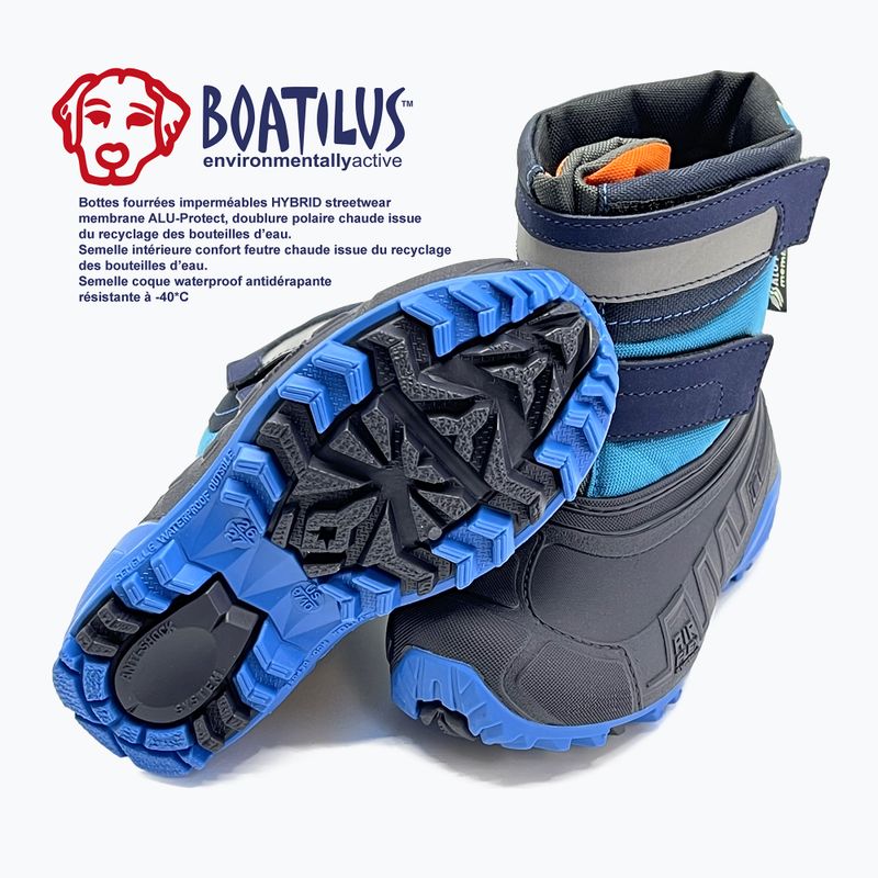 Kinder-Winterstiefel Boatilus Hybrid Sport 2 Velcro cobalt 9