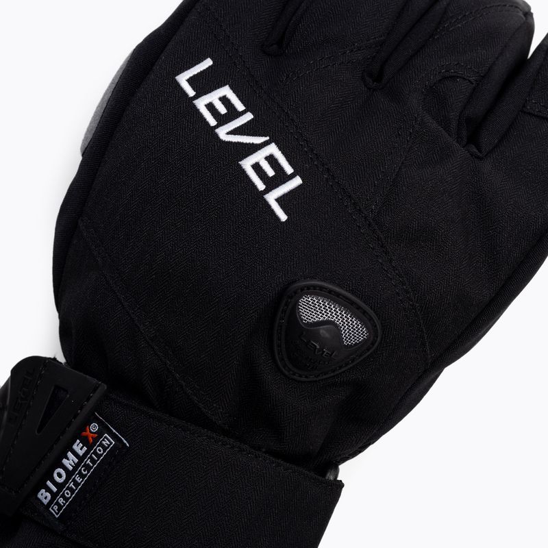 Herren Level Half Pipe Gore Tex Snowboard Handschuhe schwarz 1011 6