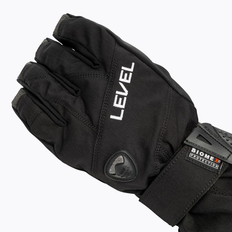 Men's Level Half Pipe Skihandschuhe Gore-Tex schwarz 4