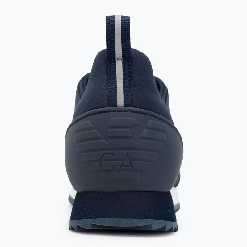 EA7 Emporio Armani Schwarz & Weiß Schnürsenkel navy / weiße Schuhe 6