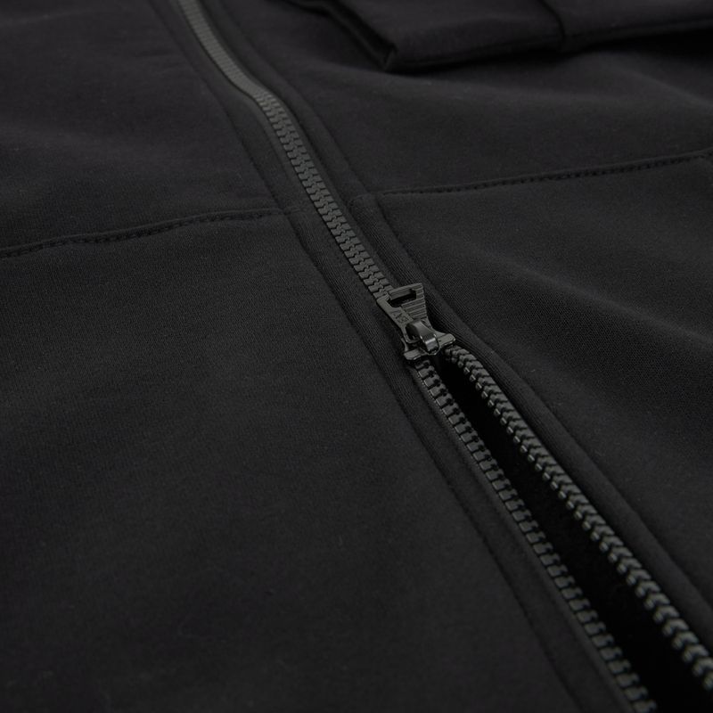 Herren Emporio Armani EA7 Zug Logo Serie Extended Logo Hoodie Fz schwarz / weiß 6