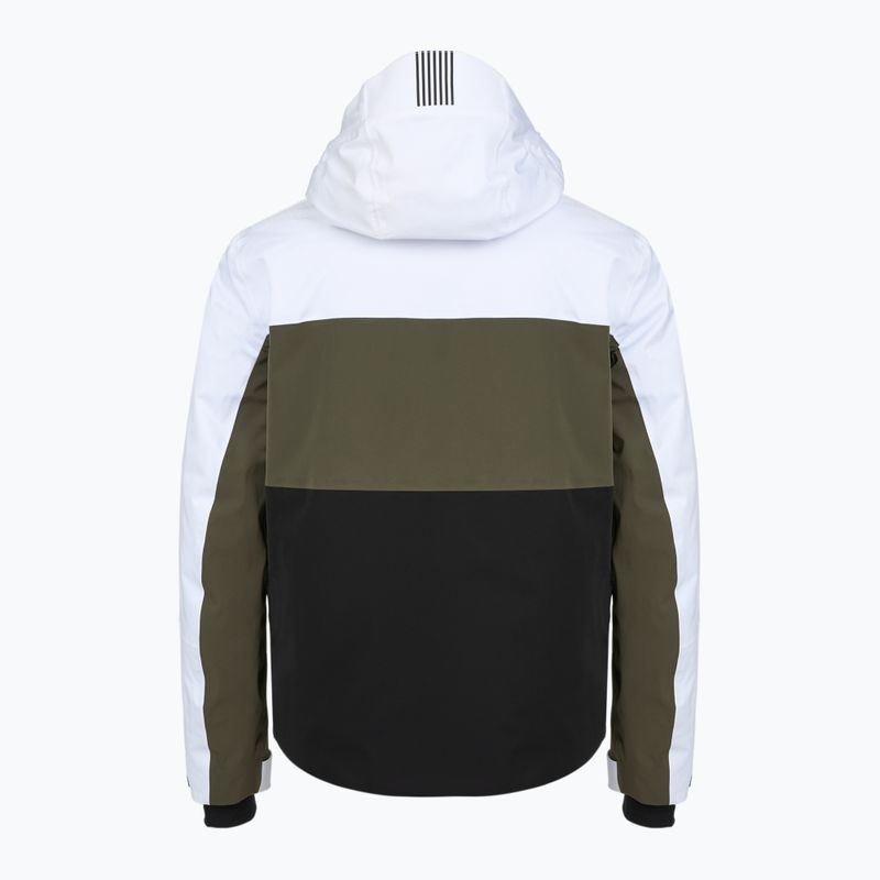 Herren EA7 Emporio Armani Skijacke Kitzbühel Protectum7 Colorblock weiß/schwarz/traubenblatt 2