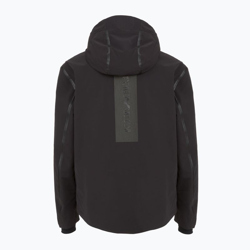 Herren EA7 Emporio Armani Ski Cortina Mode Toray schwarz Jacke 2