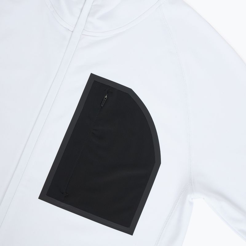 Herren EA7 Emporio Armani Ski Cortina Powerstretch Fz weißes Sweatshirt 4