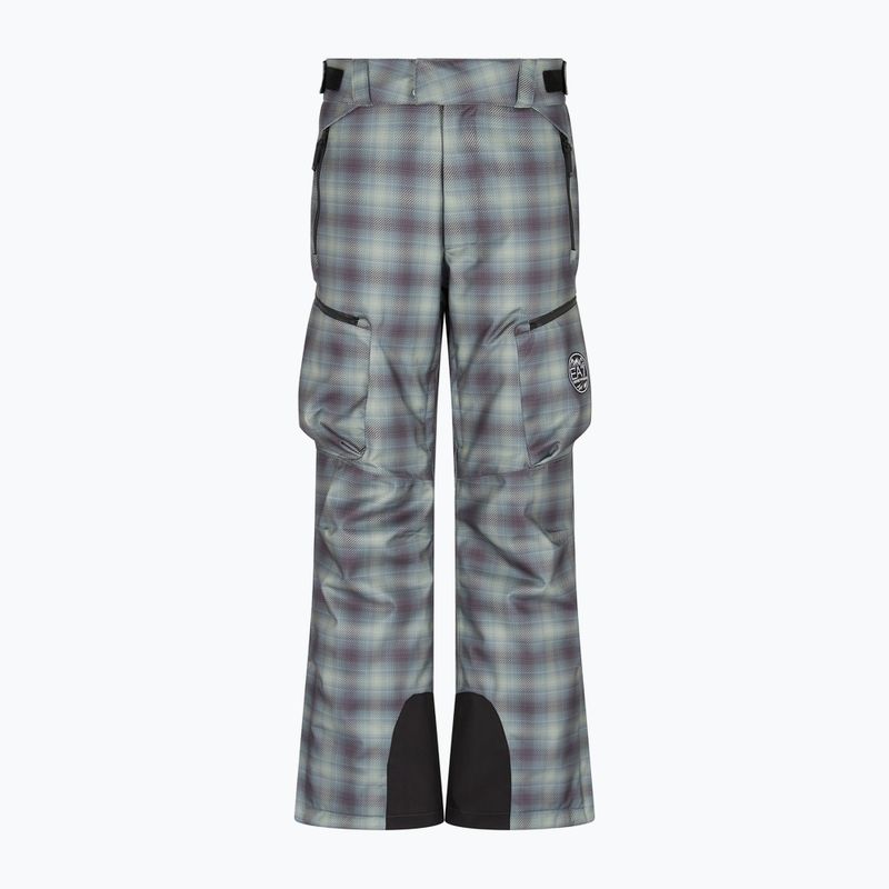 Herren Skihose EA7 Emporio Armani Ski St. Moritz Fashion fancy green check