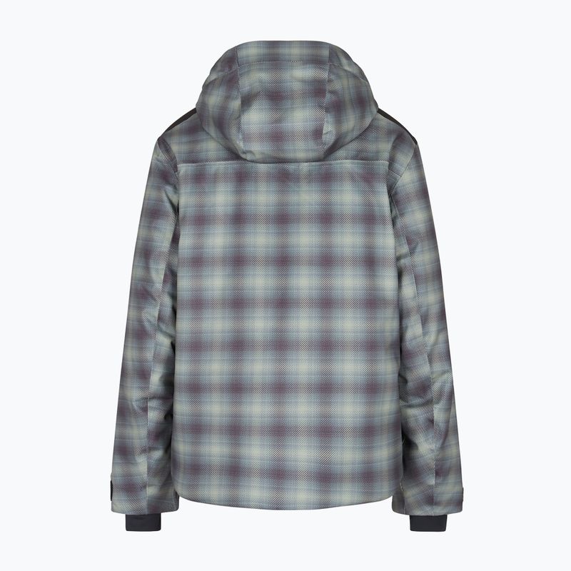 Herren EA7 Emporio Armani Ski St. Moritz Fashion schicke grün karierte Jacke 2