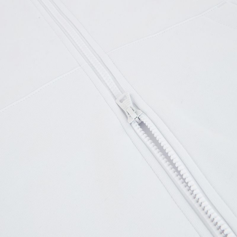 Herren Emporio Armani EA7 Zug Logo Serie Extended Logo Hoodie Fz weiß / schwarz 6