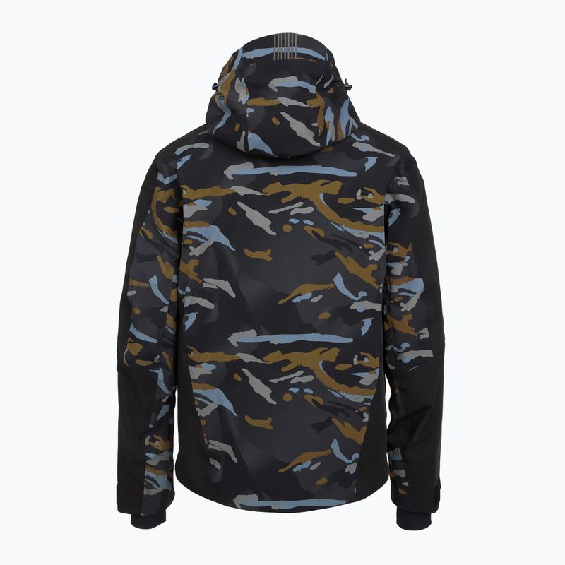 Herren EA7 Emporio Armani Ski Kitzbühel Protectum7 Grafik braun camou Jacke 2