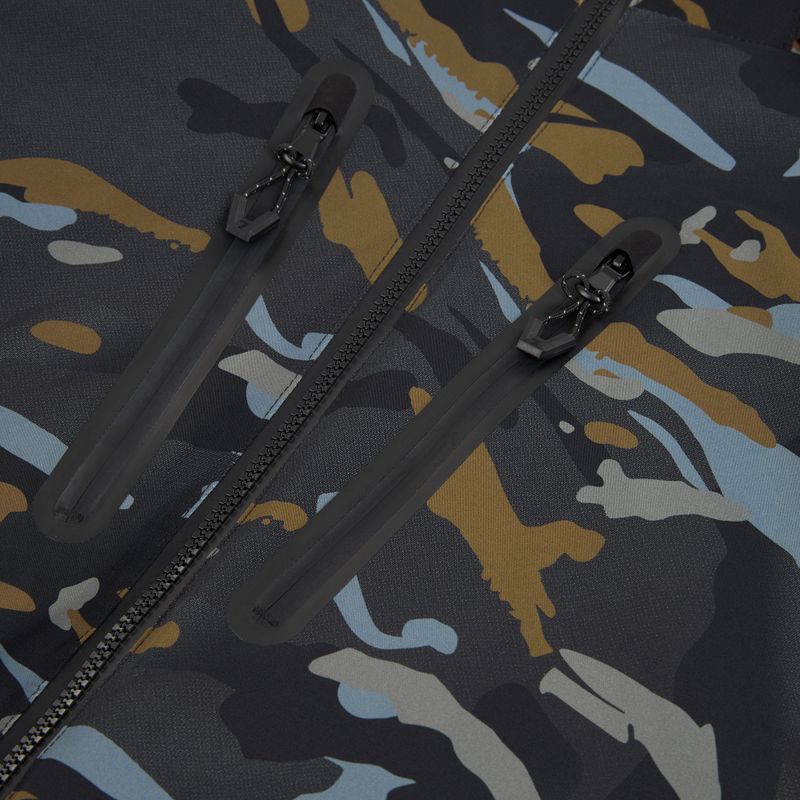 Herren EA7 Emporio Armani Ski Kitzbühel Protectum7 Grafik braun camou Jacke 3