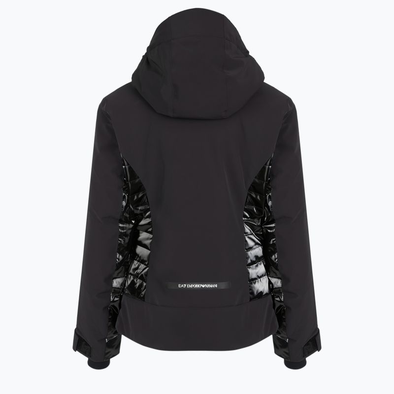 Damen Skijacke EA7 Emporio Armani Ski Cortina Toray Fashion schwarz 2