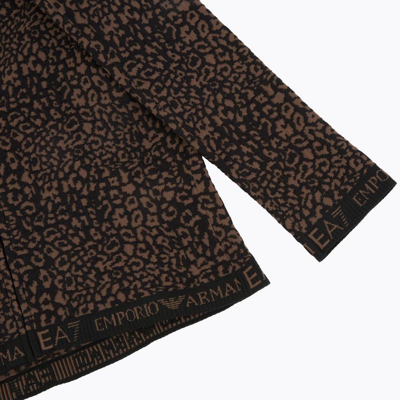 Damen-Set Funktionsunterwäsche EA7 Emporio Armani Ski Jacquard Knitted fancy brown animal print 6