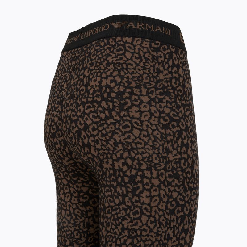 Damen-Set Funktionsunterwäsche EA7 Emporio Armani Ski Jacquard Knitted fancy brown animal print 10