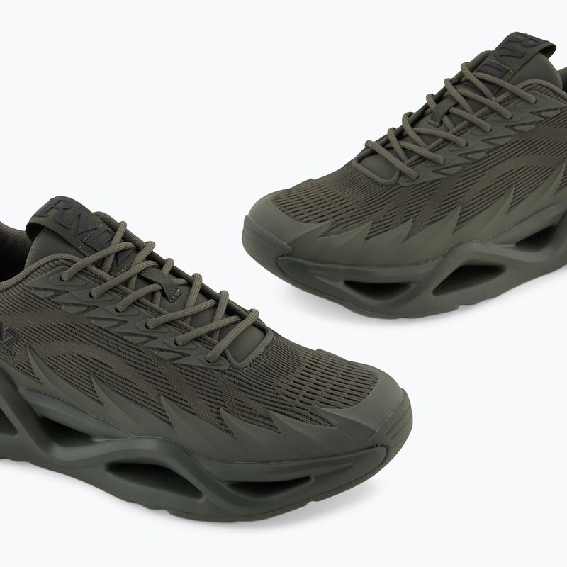 EA7 Emporio Armani Infinity Galaxy Dreifach-Käfer / schwarze Schuhe 8