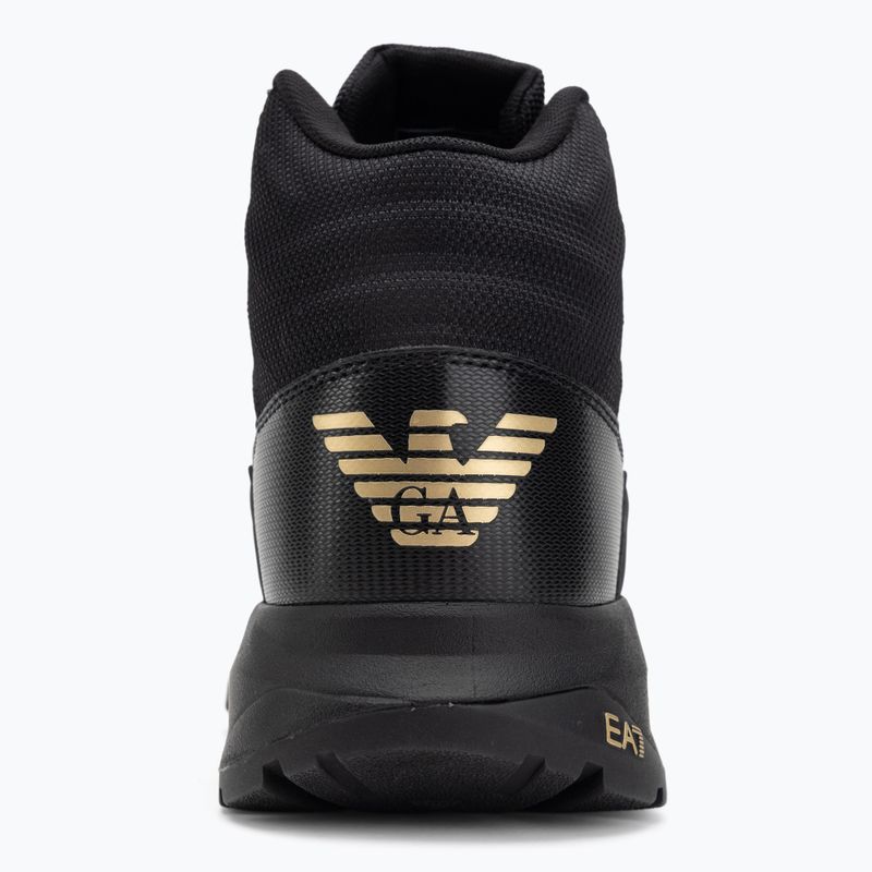 EA7 Emporio Armani Ice Altura Schuhe voll schwarz / gold 6
