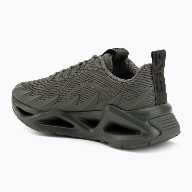 EA7 Emporio Armani Infinity Galaxy Dreifach-Käfer / schwarze Schuhe 3