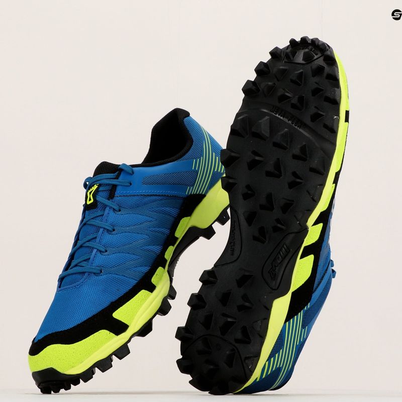 Herren Laufschuhe Inov-8 Mudclaw 300 blau/gelb 000770-BLYW 19