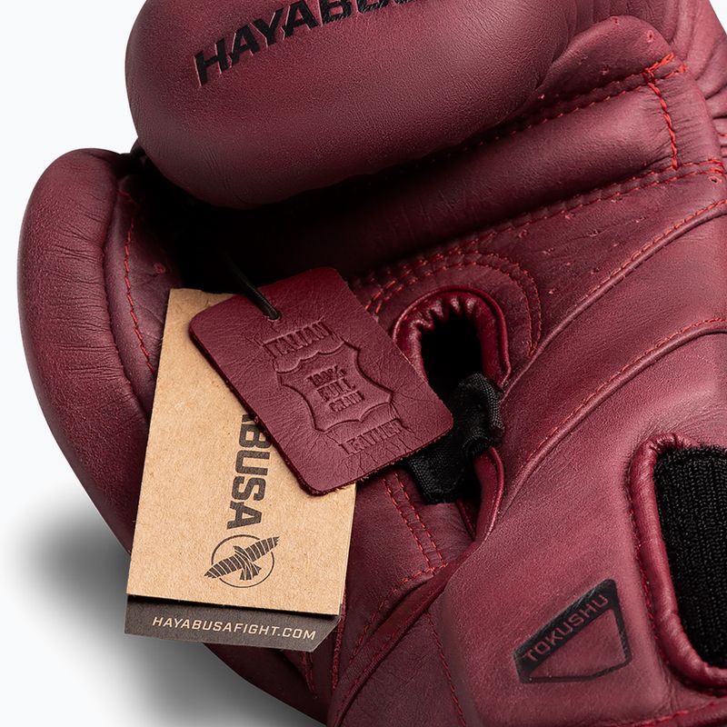 Hayabusa T3 LX karminrote Boxhandschuhe 7