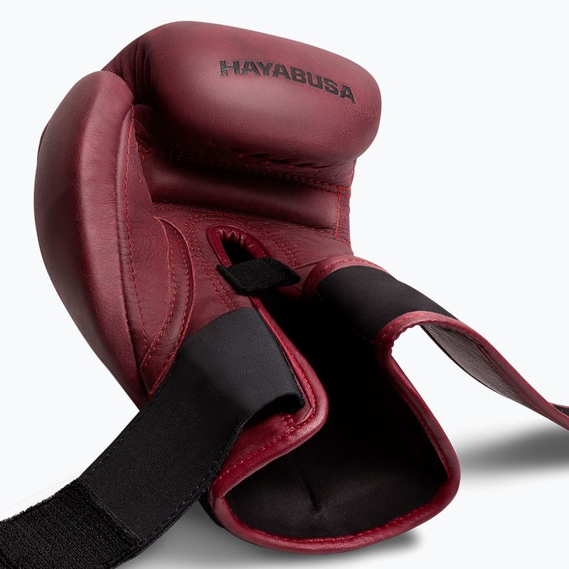 Hayabusa T3 LX karminrote Boxhandschuhe 8