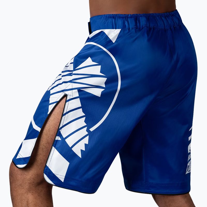 Hayabusa Icon Fight blau/weiße Trainingsshorts 3