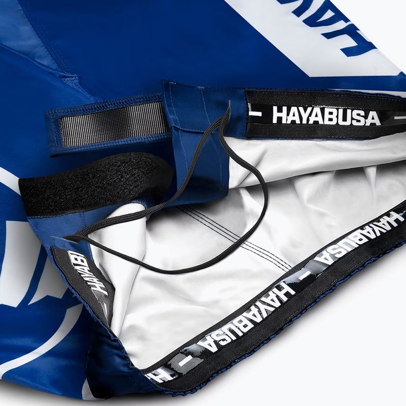 Hayabusa Icon Fight blau/weiße Trainingsshorts 6