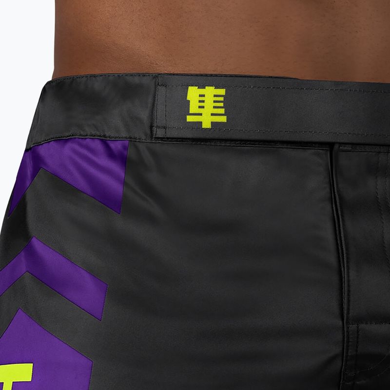 Hayabusa Icon Fight MMA Shorts schwarz und gelb ICFS-BK-L 5