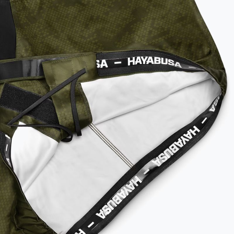 Hayabusa Herren Trainingsshorts Hex Mid-Thigh grün 6