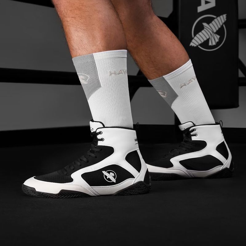 Boxschuhe Herren Hayabusa Pro Boxing black white 9
