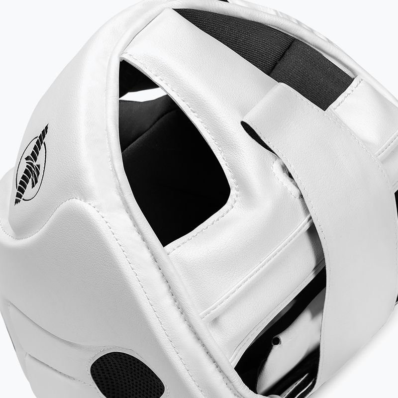 Hayabusa T3 Kopfbedeckung weiß/schwarz Boxerhelm 4