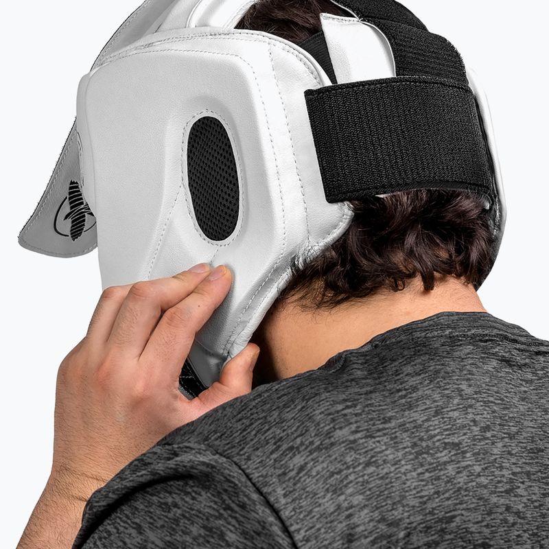 Hayabusa T3 Kopfbedeckung weiß/schwarz Boxerhelm 6