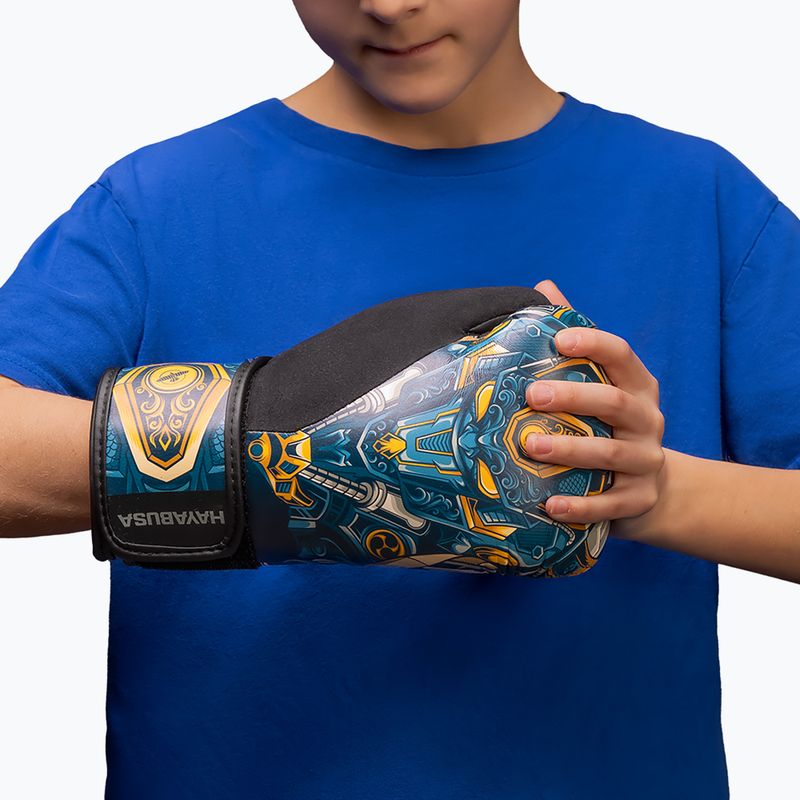 Hayabusa Hayabusa S4 Jugend Epic blau Roboter Boxhandschuhe 8