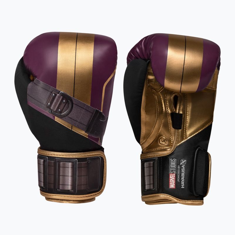 Hayabusa Marvel's Batroc lila/goldene Boxhandschuhe
