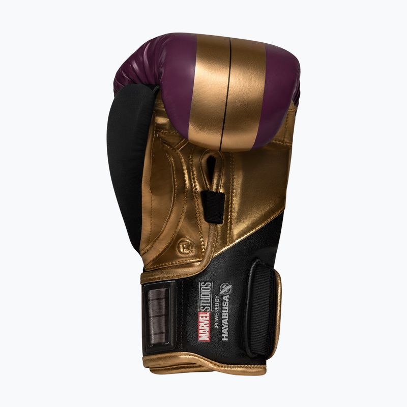 Hayabusa Marvel's Batroc lila/goldene Boxhandschuhe 4