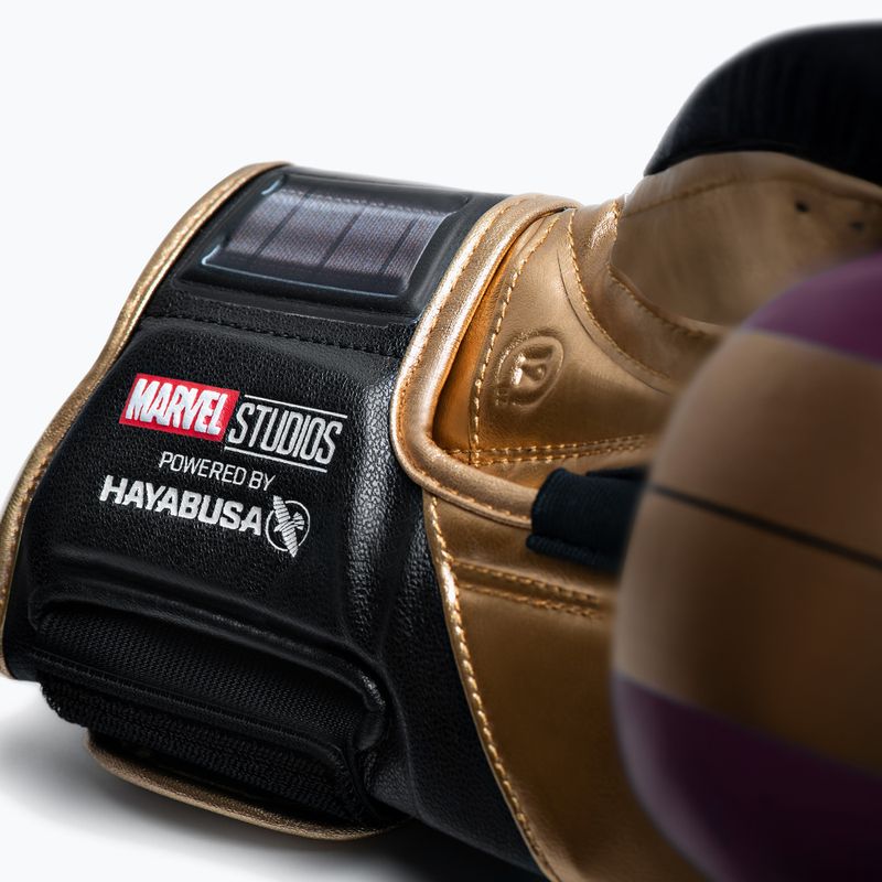 Hayabusa Marvel's Batroc lila/goldene Boxhandschuhe 7
