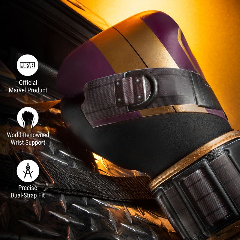 Hayabusa Marvel's Batroc lila/goldene Boxhandschuhe 14