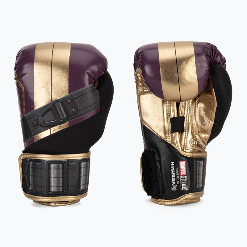 Hayabusa Marvel's Batroc lila/goldene Boxhandschuhe