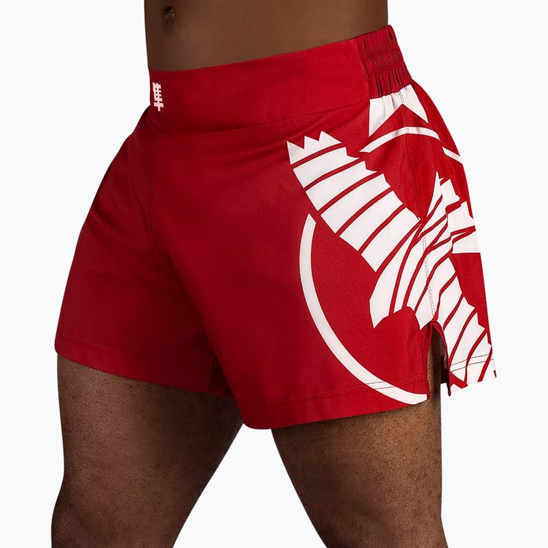 Hayabusa Icon Herren Trainingsshorts Kickboxen rot